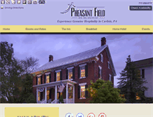 Tablet Screenshot of pheasantfield.com